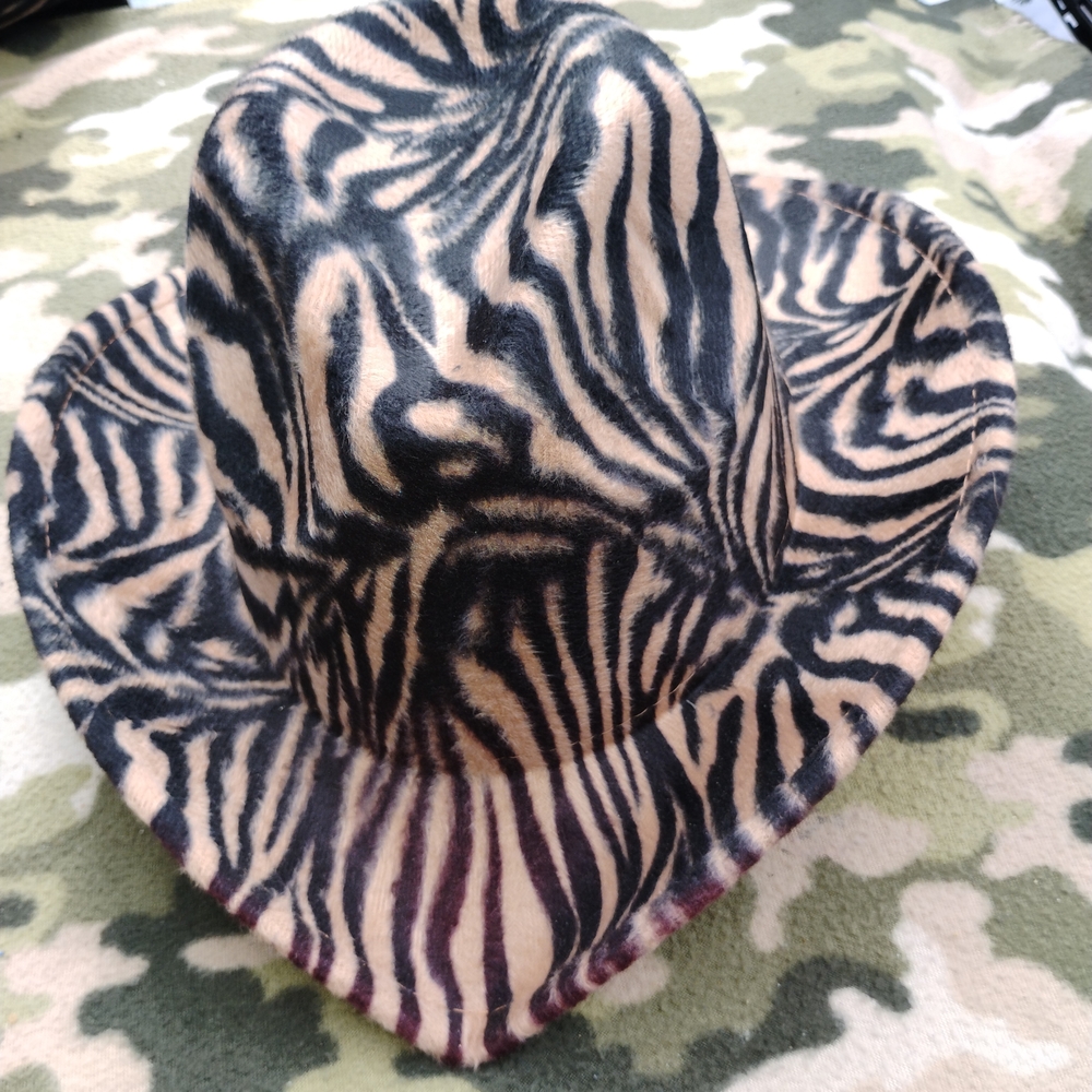 Zebra Print Kids Hat
